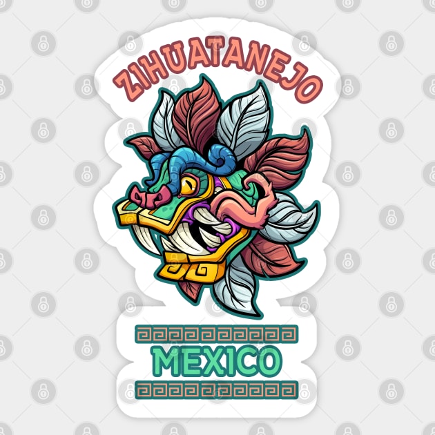 Zihuatanejo Mexico Sticker by LiquidLine